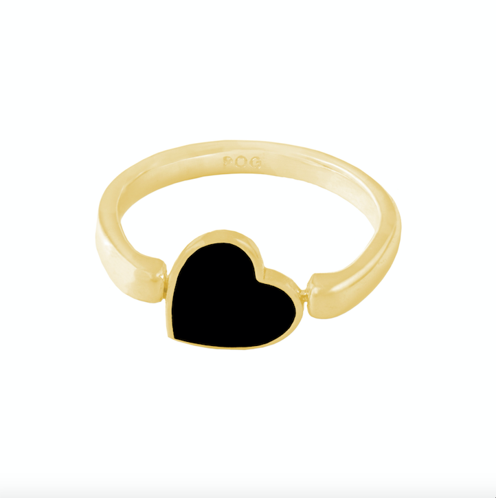 póg jewellery_gold fidget ring_front view