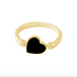 póg jewellery_gold fidget ring_front view