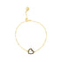Open-Heart-Bracelet-Black-gold-front-view