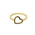 open-heart-ring-black-gold-top-front-view