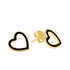 open-heart-studs-black-gold-front-view