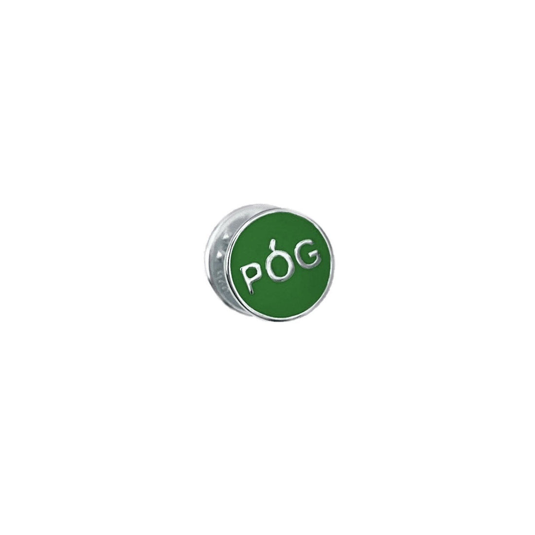 pog-pin-green-silver-front-view