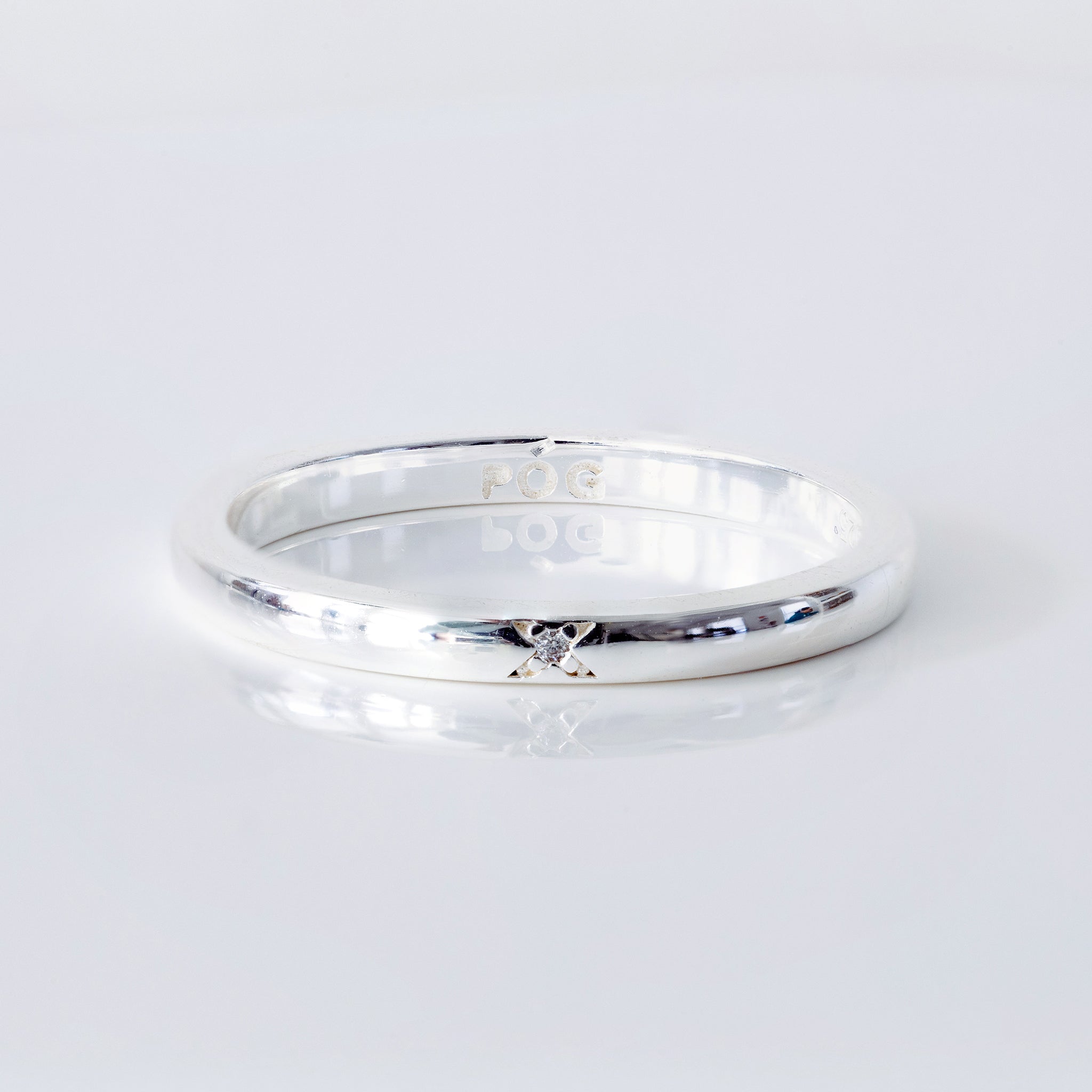 shine-band-silver-front-view