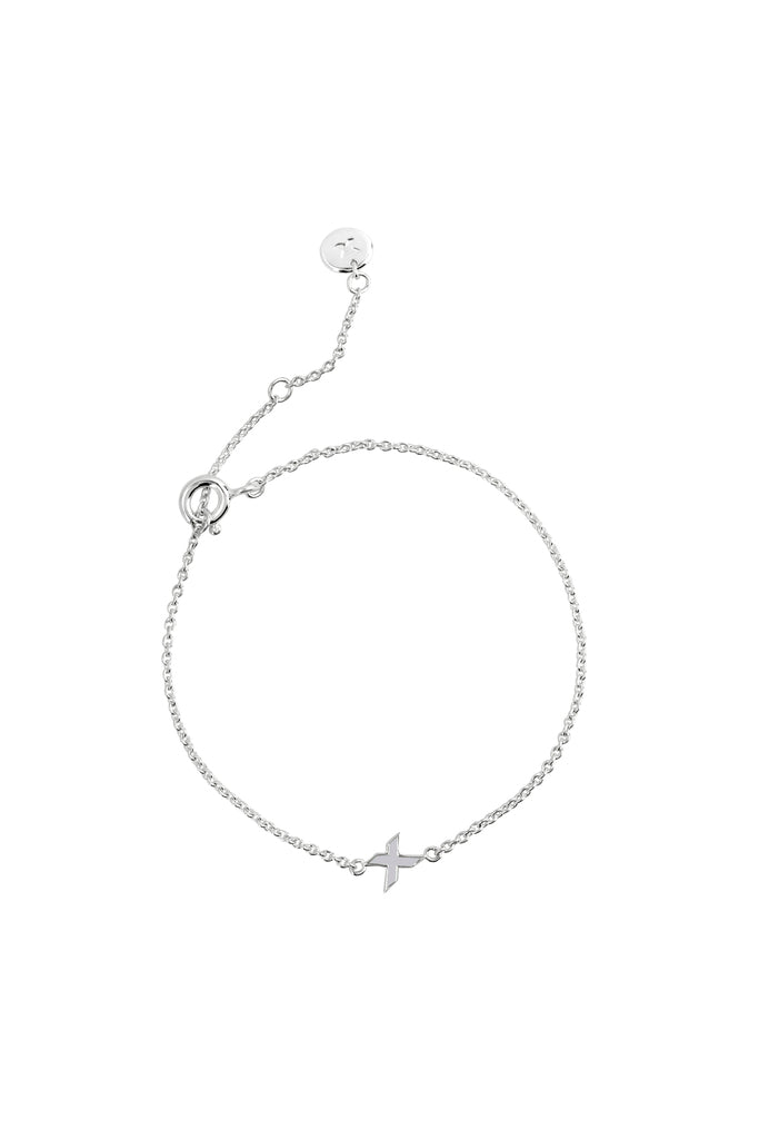 kiss bracelet_grey and silver_frontview