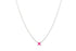 kiss-pendant-necklace-pink-silver-front-view