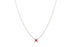 kiss-pendant-necklace-red-silver-front-view