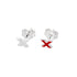 kiss-studs-red-silver-front-top-views