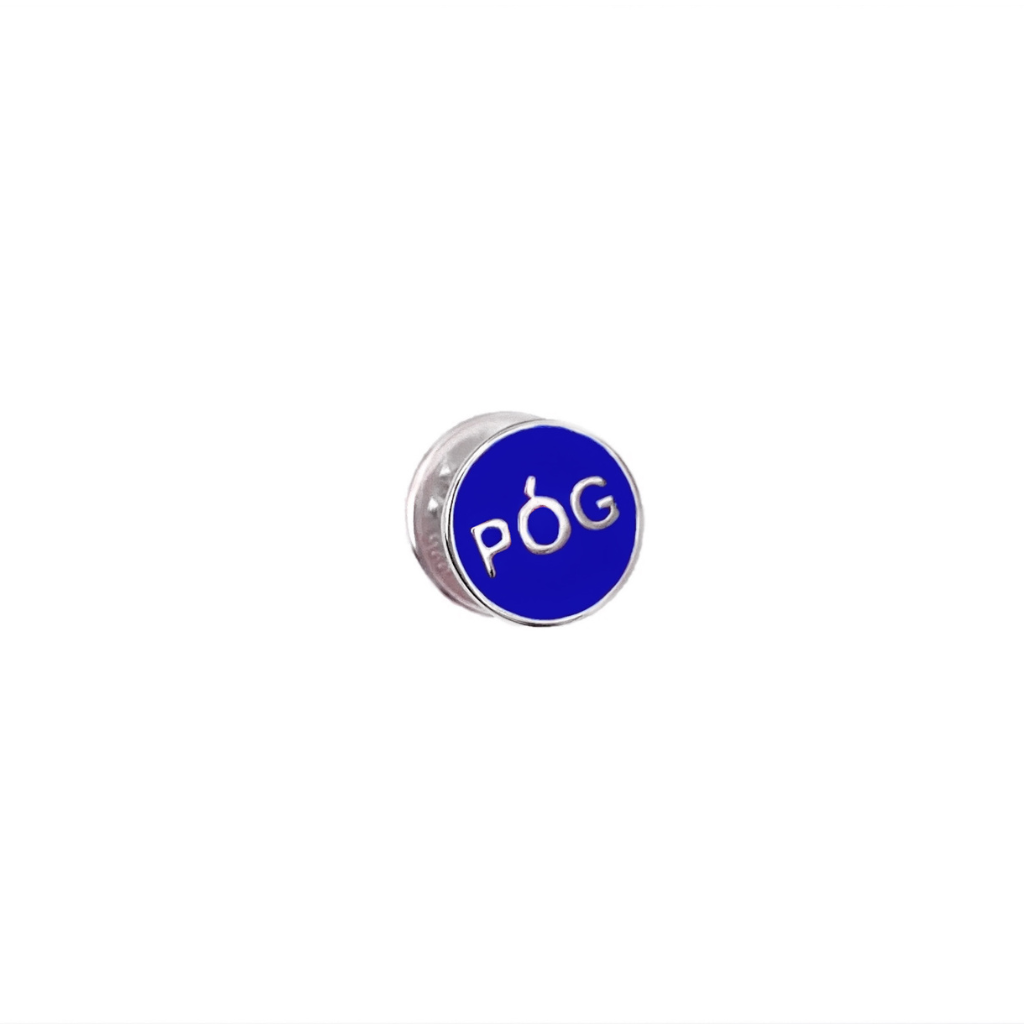 pog-pin-blue-silver-front-view