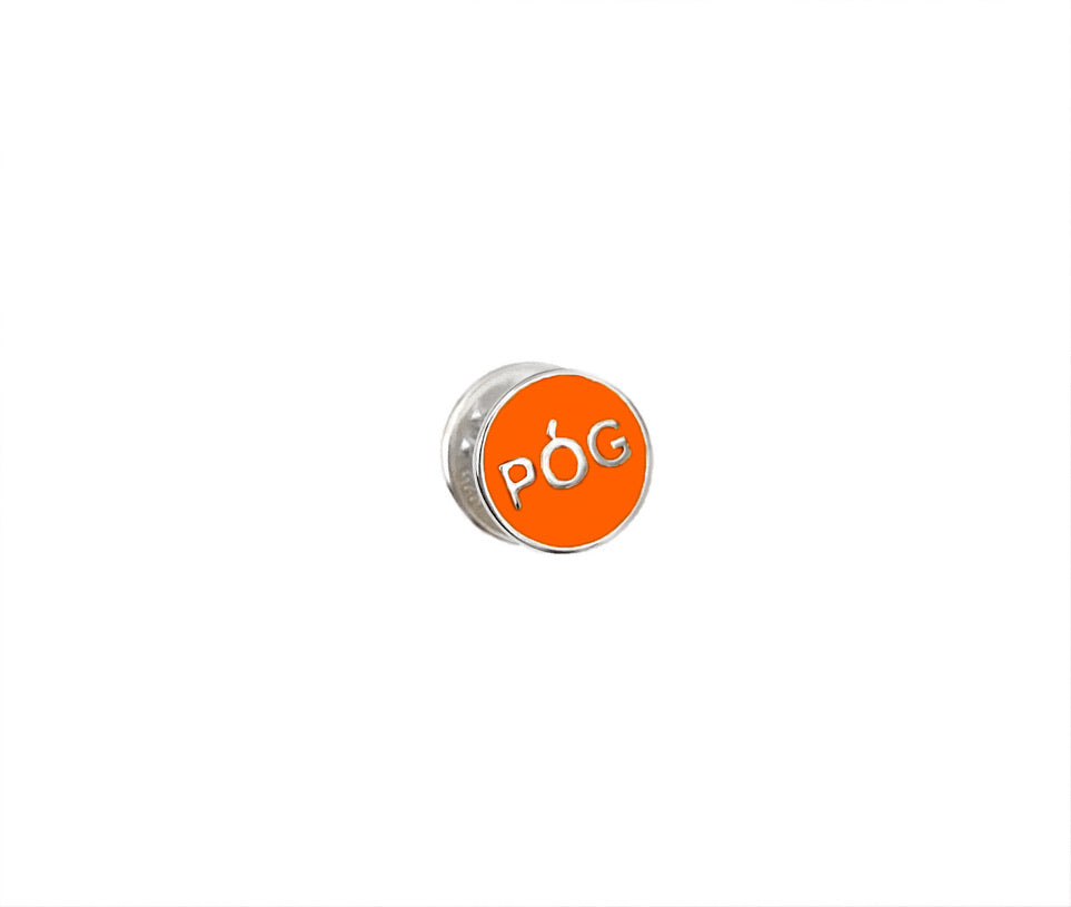 pog-pin-orange-silver-front-view