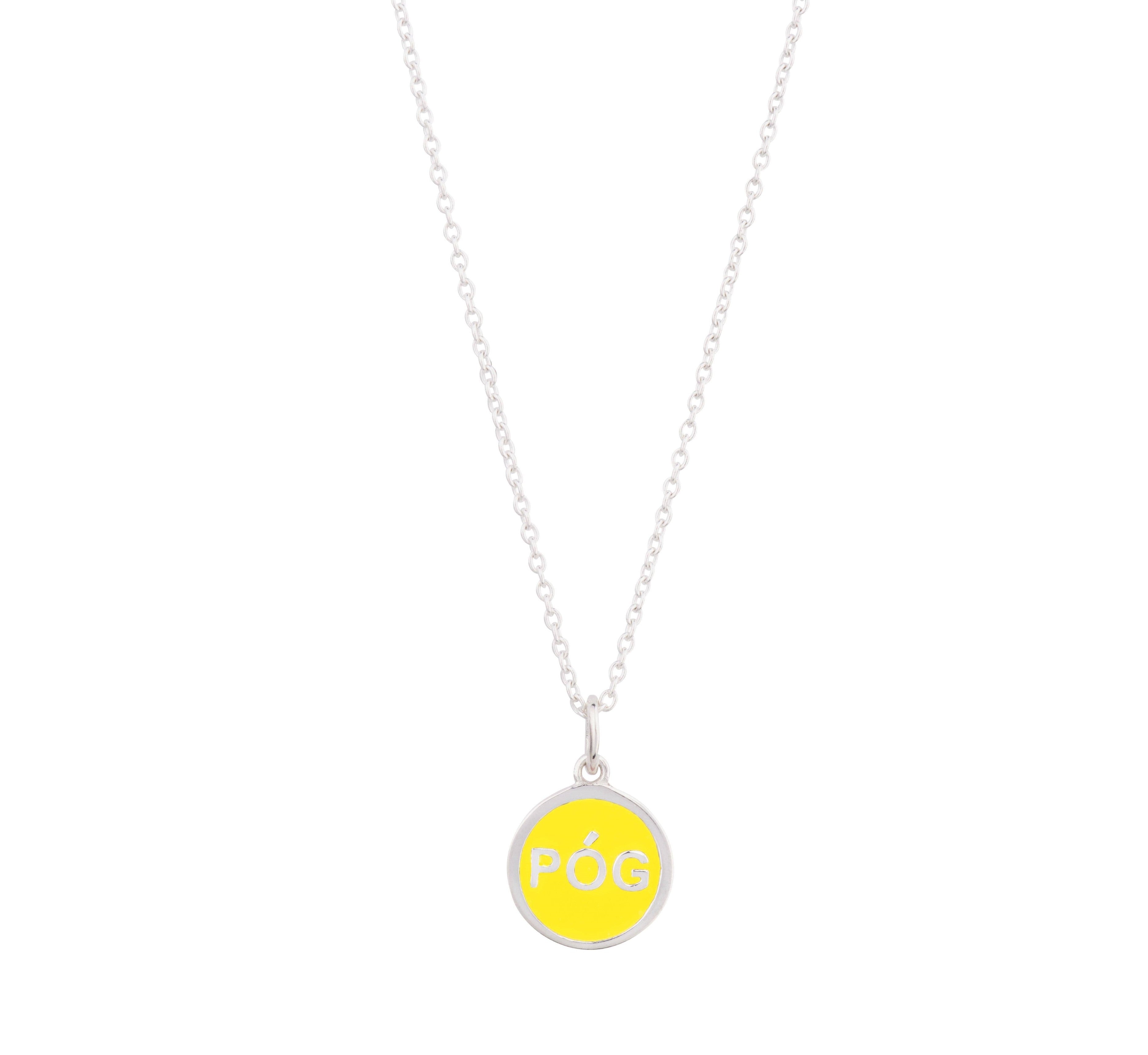 charm-necklace-yellow-silver-front-view