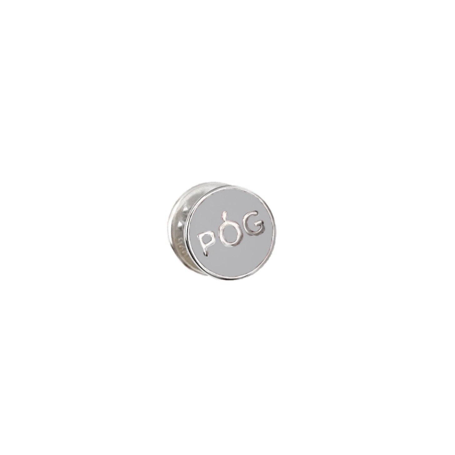 pog-pin-grey-silver-front-view