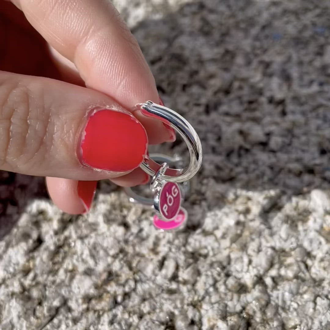 PÓG hoop & charm