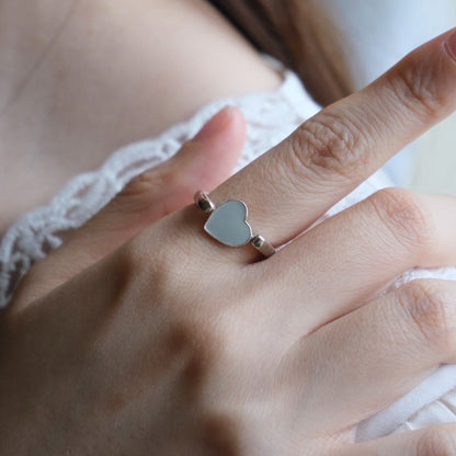 Fidget Ring for Stress Relief – Stylish Heart Ring