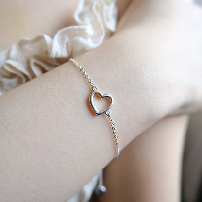 Open Heart Bracelet