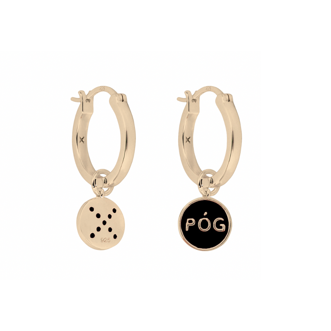 pog-hoop-charm-earrings-black-front-view