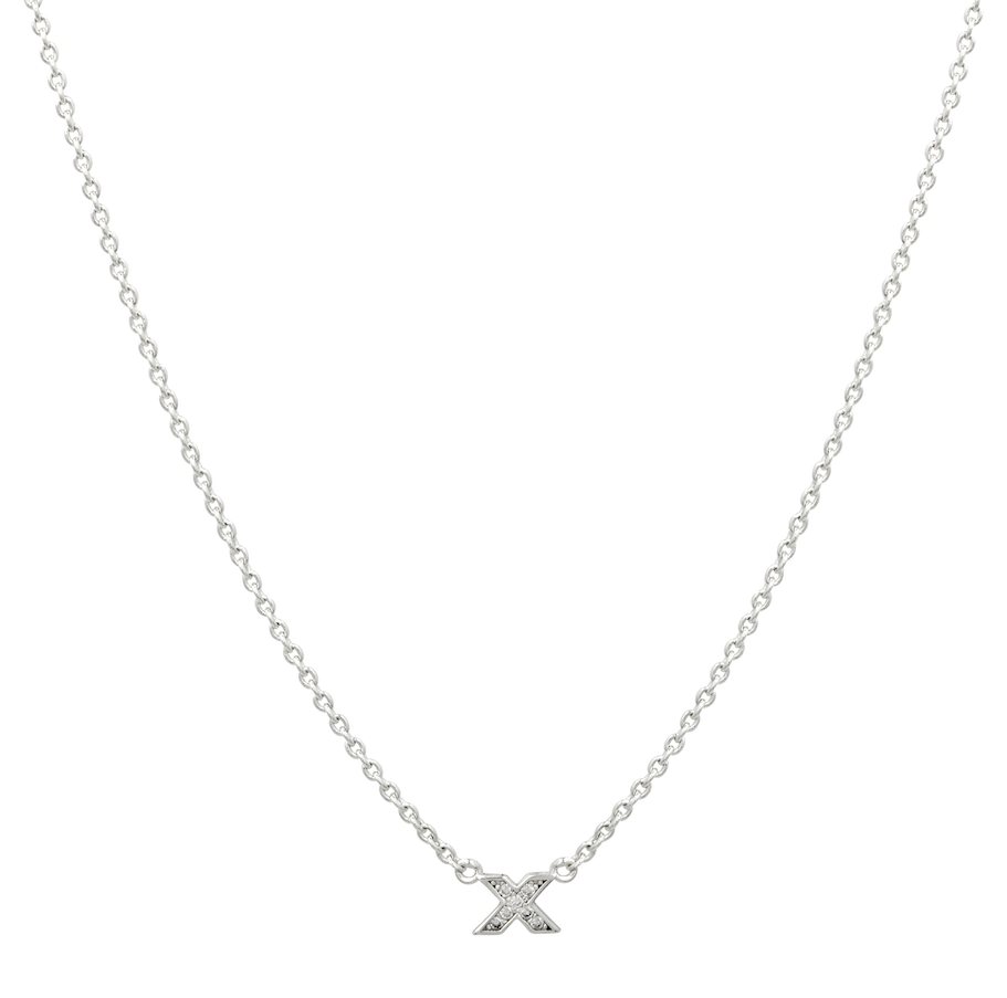 shine-kiss-necklace-silver-front-view