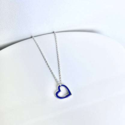 Open heart necklace