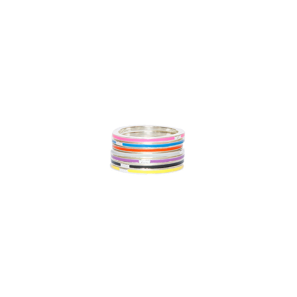 Stackable rainbow sale rings