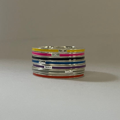 Rainbow Stacking Rings