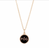 Charm Pendant_black_gold_front view