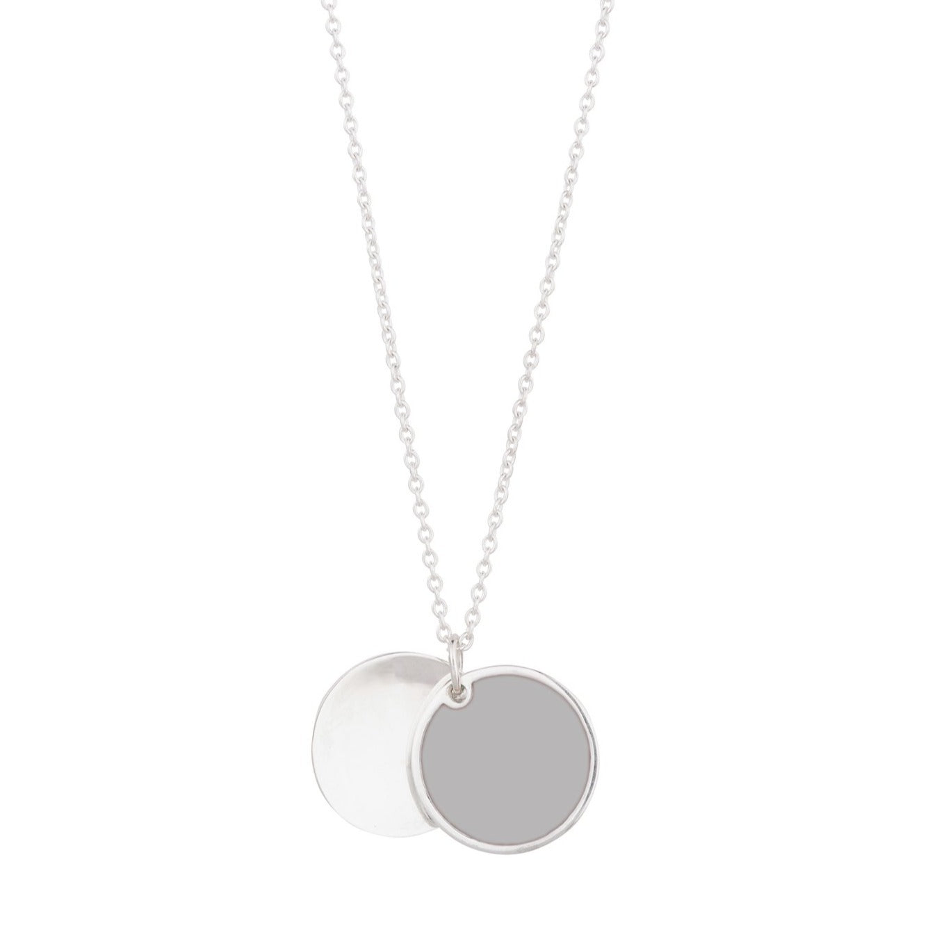 fidget locket_with hidden kiss_silver grey_frontview