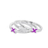 kiss-ring-purple-silver-front-top-view