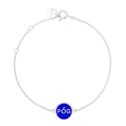 charm-bracelet-blue-silver-front-view
