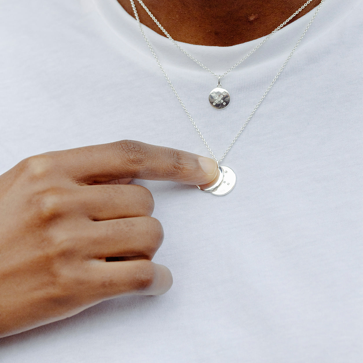 shine-locket-necklace-stacking-silver-on-neck-view