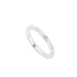 band-stacking ring-with kiss-silver red